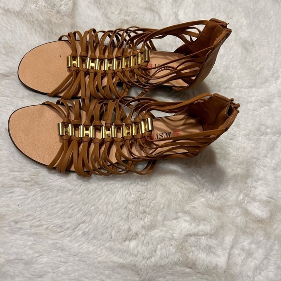 Just Fab Callista womens sandals size 7 - Picture 6 of 6